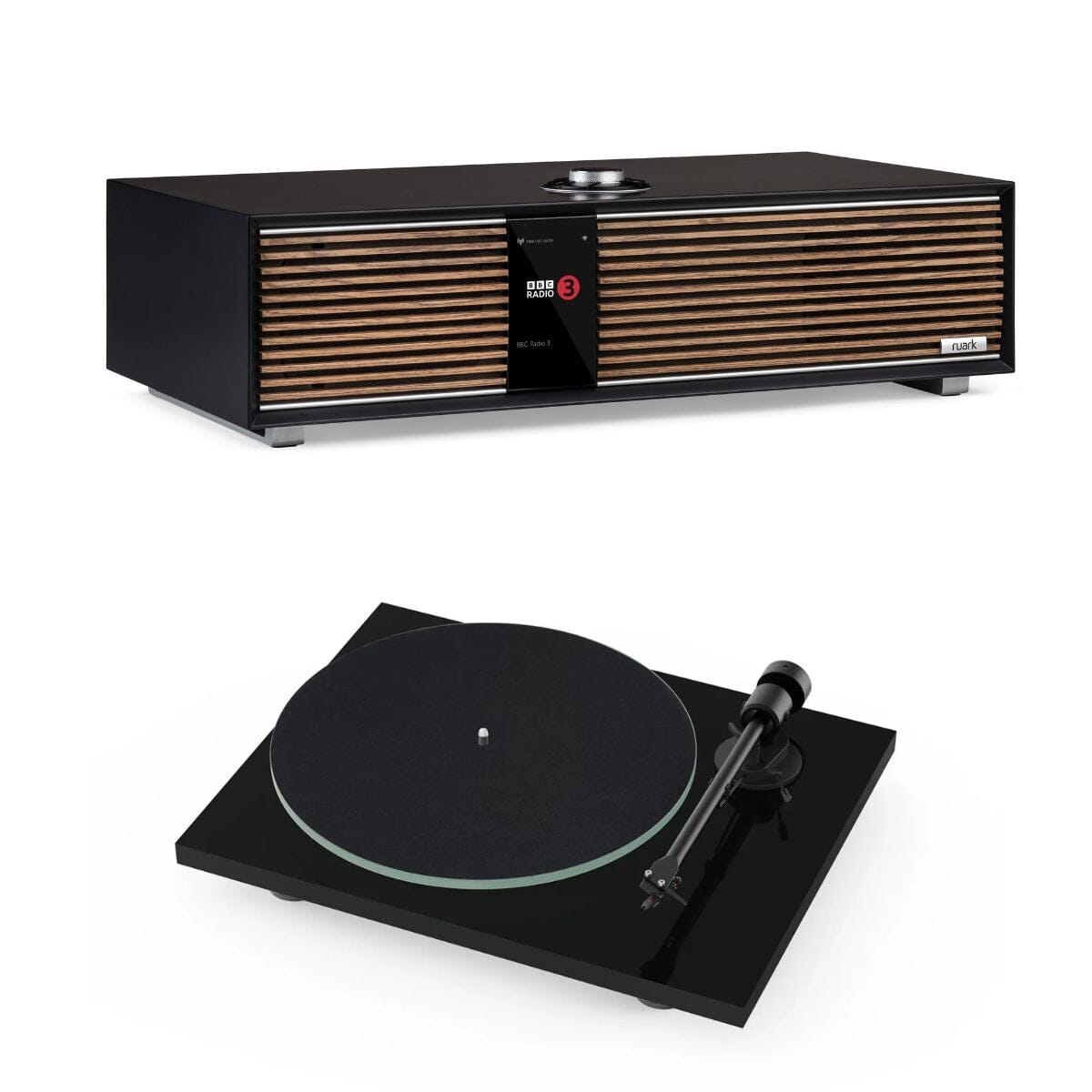 Ruark R410 All-In-One Music System + Pro-Ject T1 EVO Turntable Set - K&B Audio