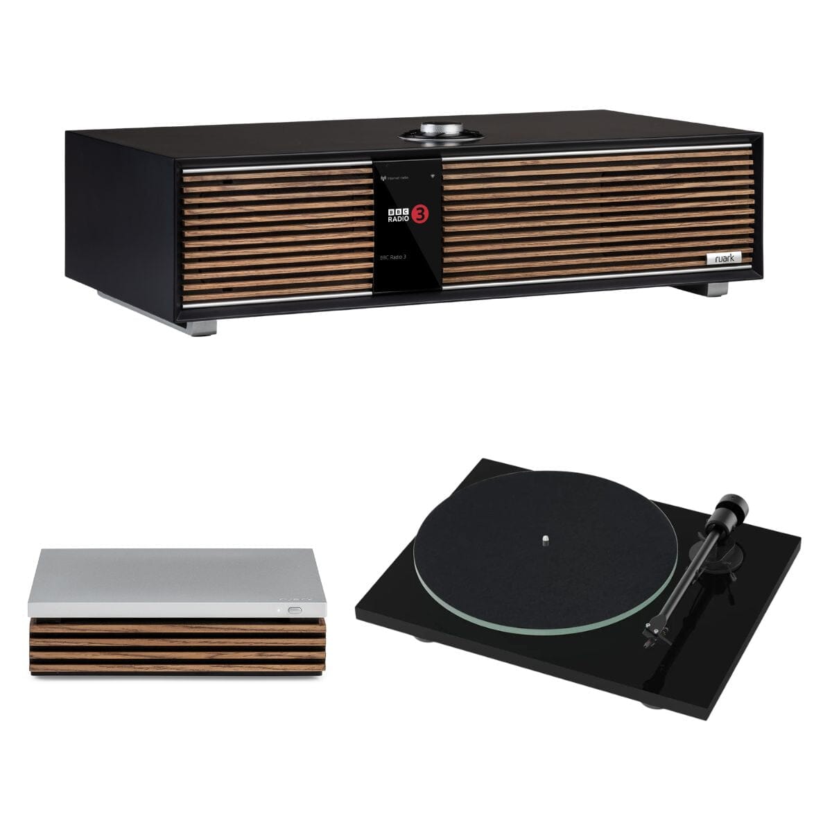 Ruark R410 All-In-One Music System + Pro-Ject T1 EVO Turntable Set - K&B Audio