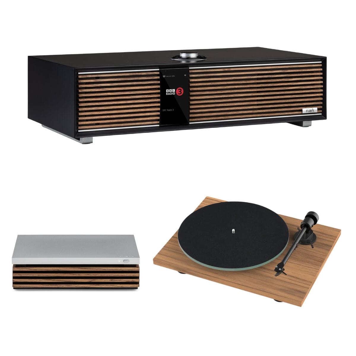 Ruark R410 All-In-One Music System + Pro-Ject T1 EVO Turntable Set - K&B Audio