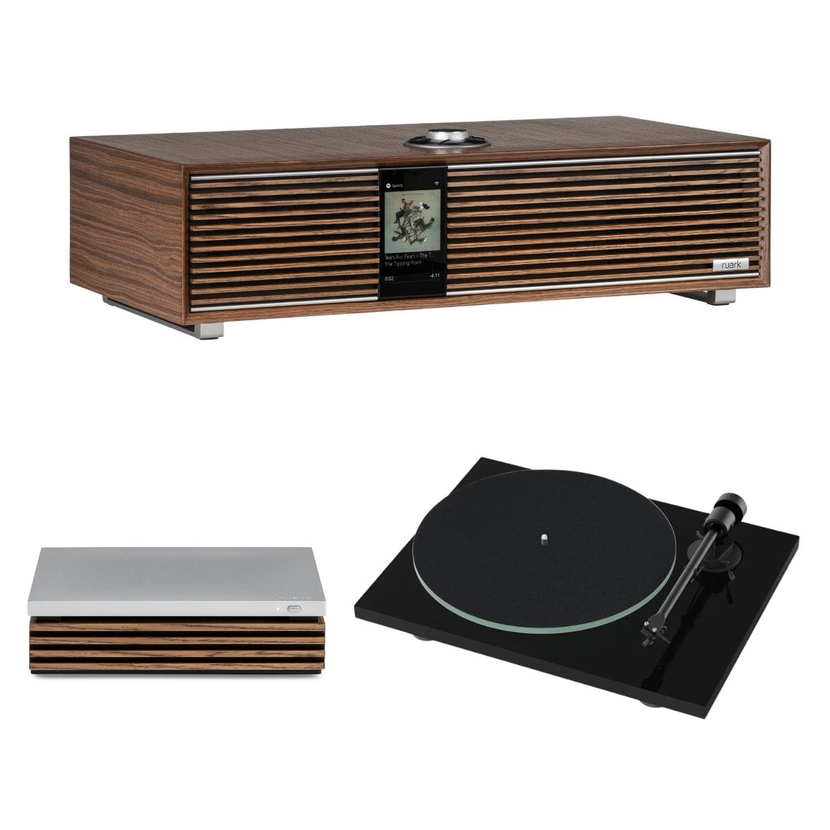 Ruark R410 All-In-One Music System + Pro-Ject T1 EVO Turntable Set - K&B Audio