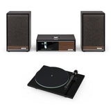 Ruark R610 Integrated Amplifier + Sabre Bookshelf Speakers + Pro-Ject T1 EVO Turntable Set - K&B Audio