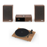 Ruark R610 Integrated Amplifier + Sabre Bookshelf Speakers + Pro-Ject T1 EVO Turntable Set - K&B Audio