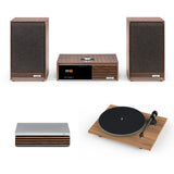 Ruark R610 Integrated Amplifier + Sabre Bookshelf Speakers + Pro-Ject T1 EVO Turntable Set - K&B Audio
