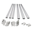 Sanus 12-Piece 48" x 1" PVC White Home Theater Cabling Kit (Holds up to 4 Cables) - K&B Audio