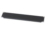 Sanus 1U Steel Flat Blanking Panel - Flanged Design - K&B Audio