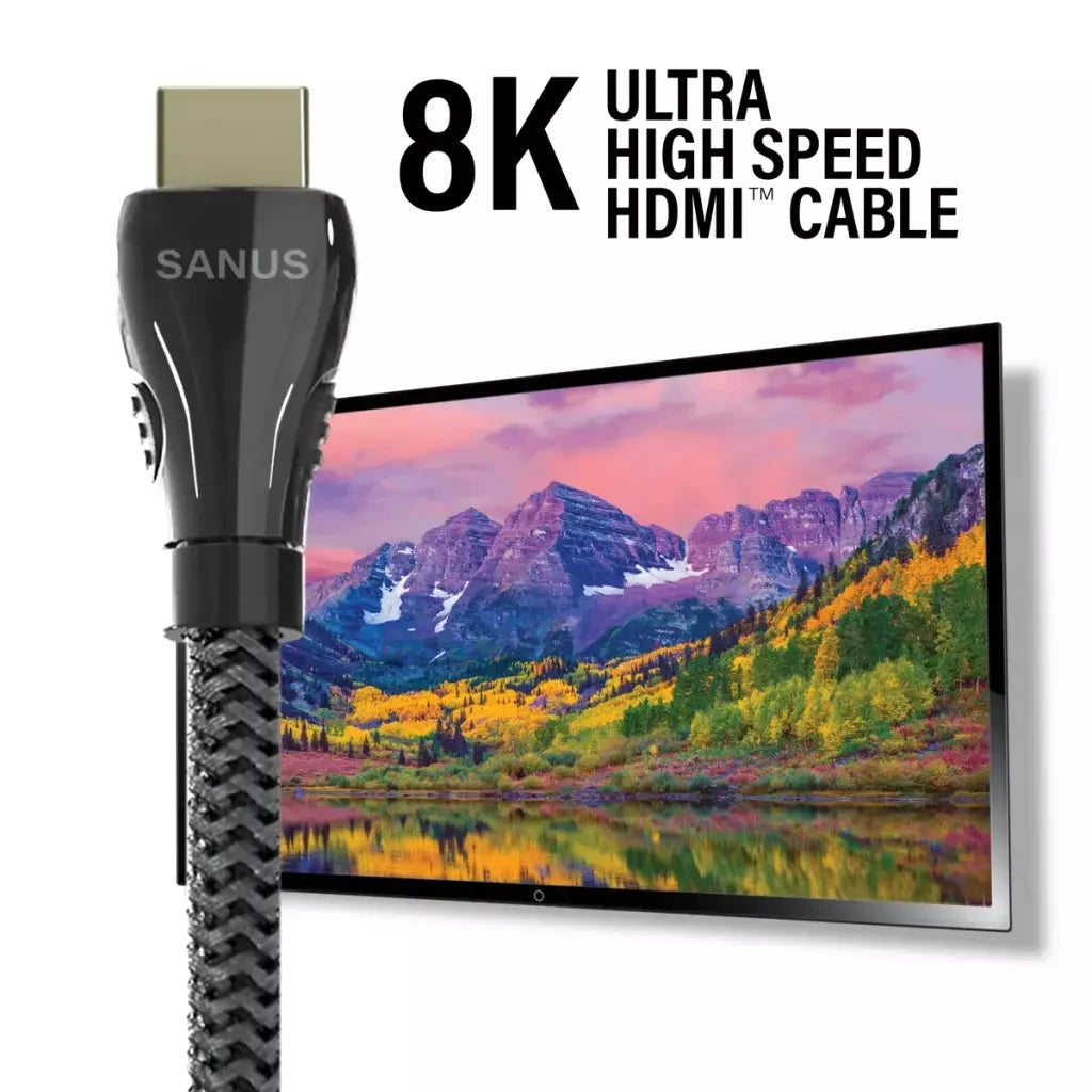 Sanus 2 Metre Ultra High Speed HDMI Cable Supports up to 8K @ 60Hz - K&B Audio