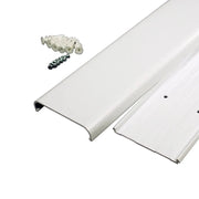 Sanus 2-Piece 48" x 3.5" PVC White Flat Screen TV Kit (Holds up to 5 Cables) - K&B Audio