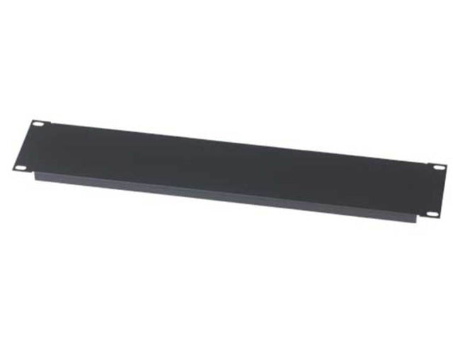 Sanus 2U Steel Flat Blanking Panel - Flanged Design - K&B Audio