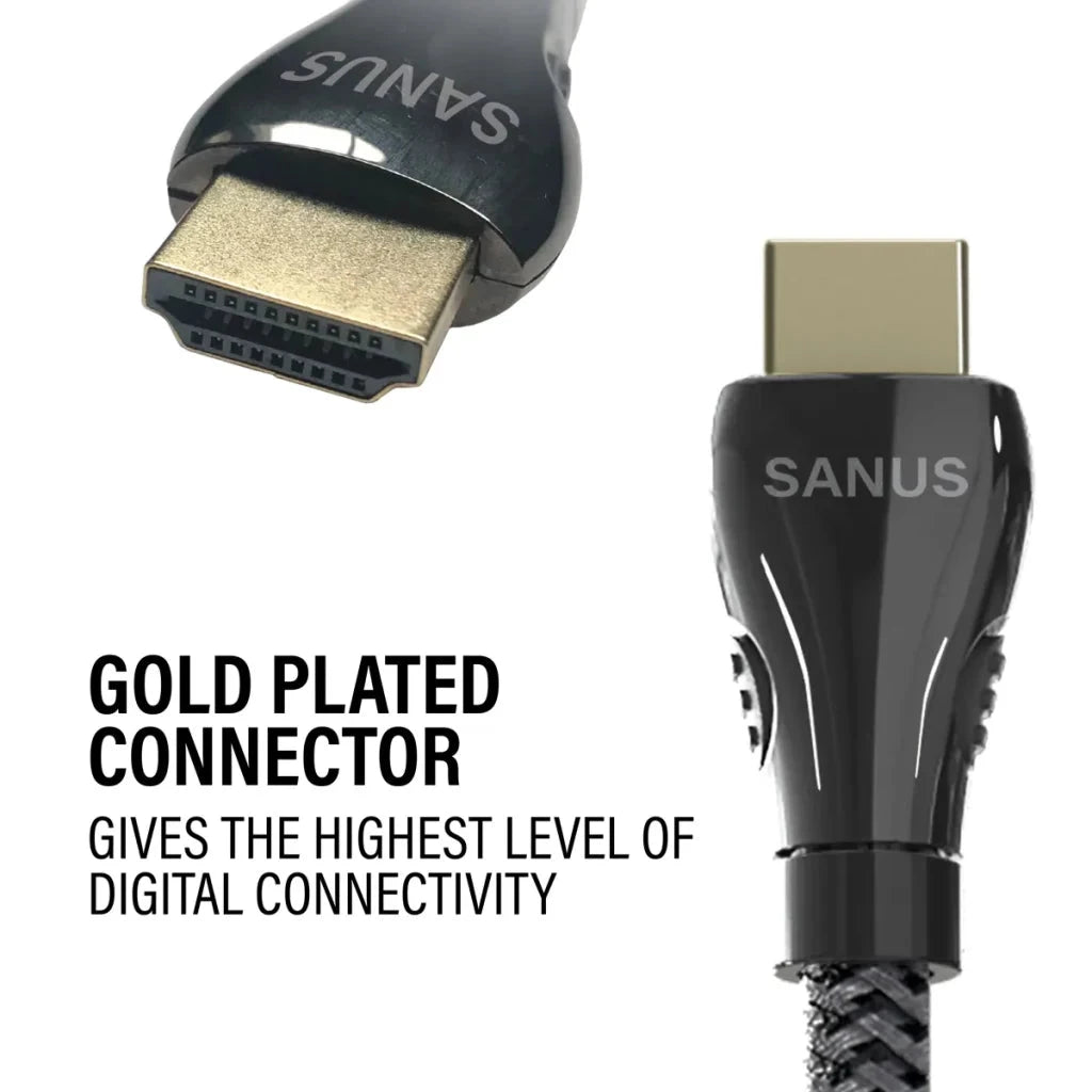 Sanus 3 Metre Ultra High Speed HDMI Cable Supports up to 8K @ 60Hz - K&B Audio
