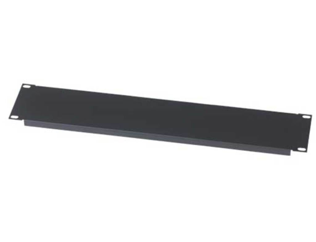 Sanus 3U Steel Flat Blanking Panel - Flanged Design - K&B Audio