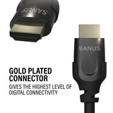 Sanus 4 Metre Premium High Speed HDMI Cable Supports up to 4K @ 60Hz - K&B Audio