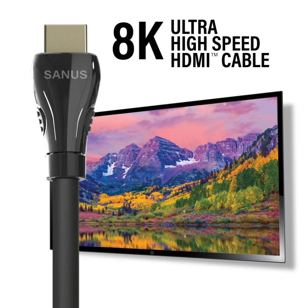 Sanus 4 Metre Ultra High Speed HDMI Cable Supports up to 8K @ 60Hz - K&B Audio