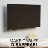 Sanus 5-Piece 3-3/4" x 3.75" PVC White Flat Screen TV In Wall Grommet Kit - K&B Audio