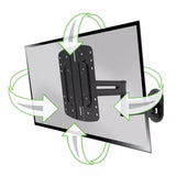 Sanus Advanced Full-Motion 4D® + Shift™ TV Wall Mount for TVs 19"-43" - K&B Audio