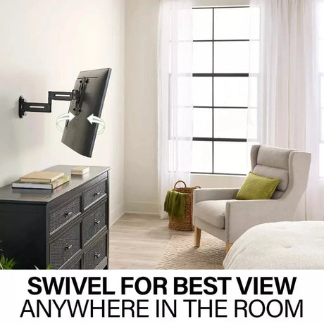 Sanus Advanced Full-Motion 4D® + Shift™ TV Wall Mount for TVs 19"-43" - K&B Audio