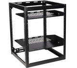 Sanus CFR1615 26" Tall 15U Stackable Skeleton AV Rack - K&B Audio