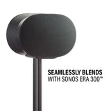 Sanus Height Adjustable Speaker Stand for Sonos Era 300 - Pair - K&B Audio