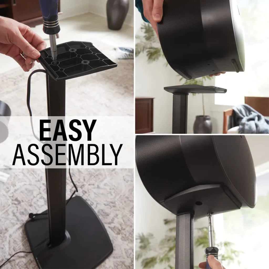 Sanus Height Adjustable Speaker Stand for Sonos Era 300 - Pair - K&B Audio