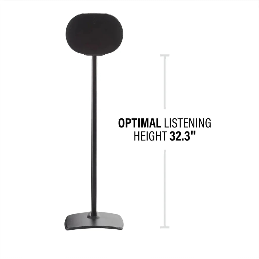 Sanus Height Adjustable Speaker Stand for Sonos Era 300 - Pair - K&B Audio