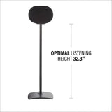 Sanus Height Adjustable Speaker Stand for Sonos Era 300 - Pair - K&B Audio