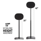 Sanus Height Adjustable Speaker Stand for Sonos Era 300 - Single - K&B Audio