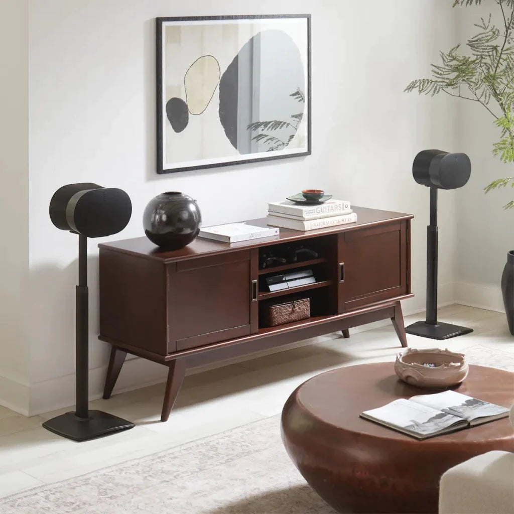 Sanus Height Adjustable Speaker Stand for Sonos Era 300 - Single - K&B Audio