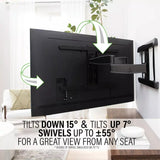 Sanus Premium Advanced XL Full-Motion Premium TV Wall Mount for TVs 65"-100" - K&B Audio