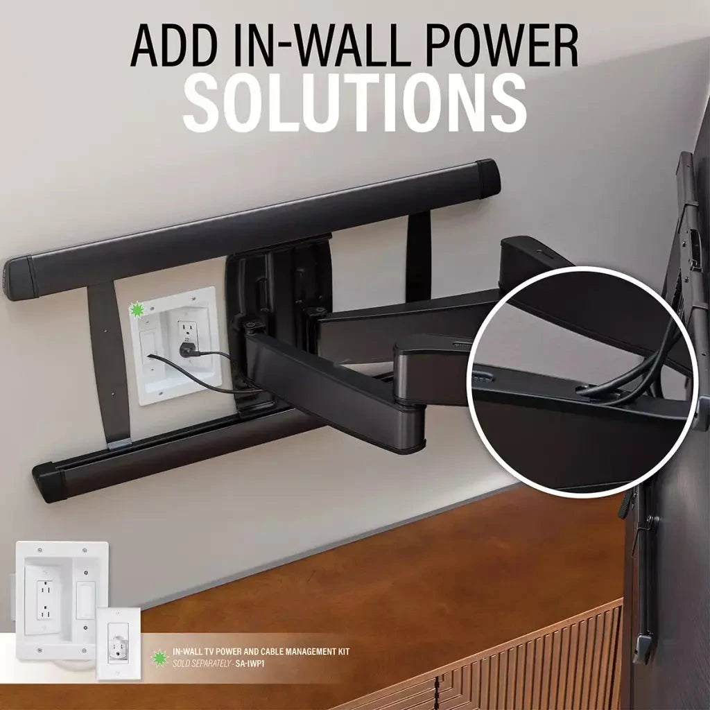 Sanus Premium Advanced XL Full-Motion Premium TV Wall Mount for TVs 65"-100" - K&B Audio
