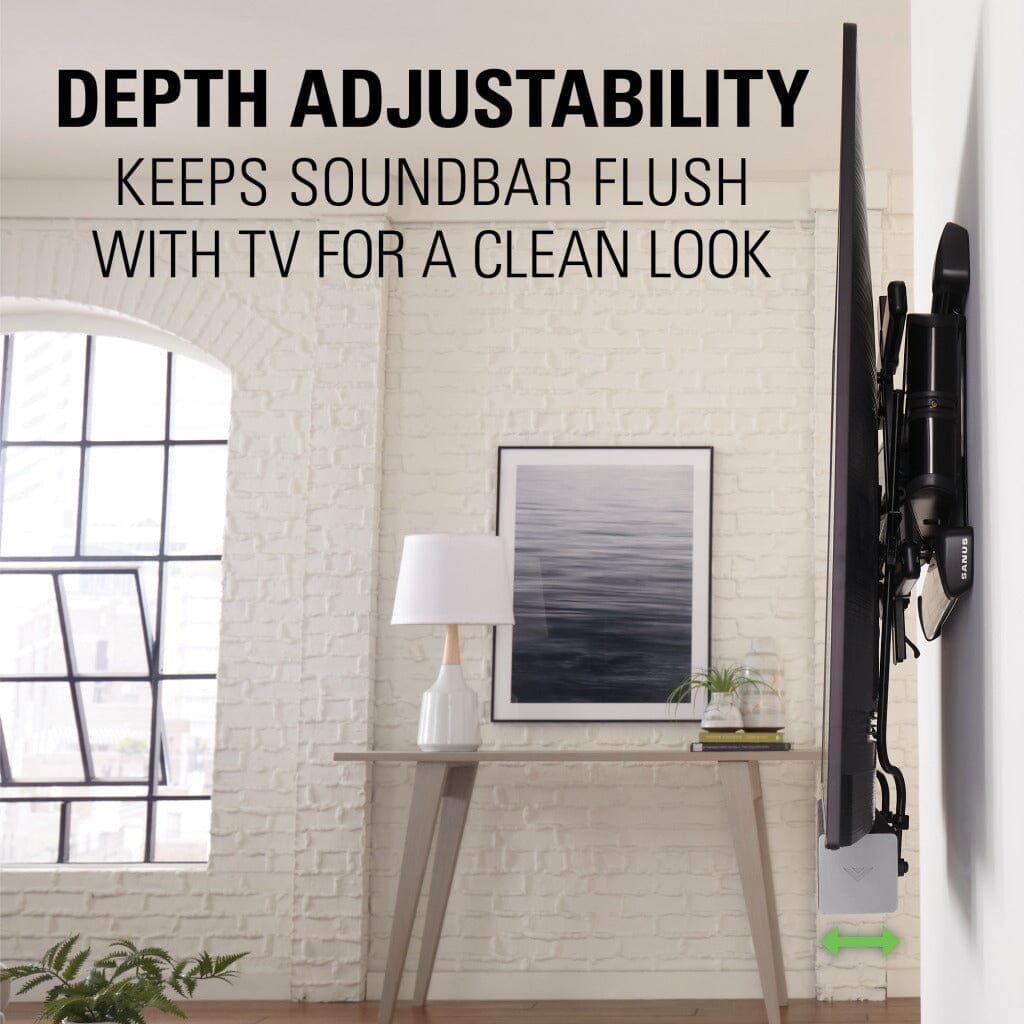Sanus SASB1-B1 Soundbar Mount: Holds Up To 20 LBS - K&B Audio
