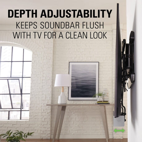 Sanus SASB1-B1 Soundbar Mount: Holds Up To 20 LBS - K&B Audio