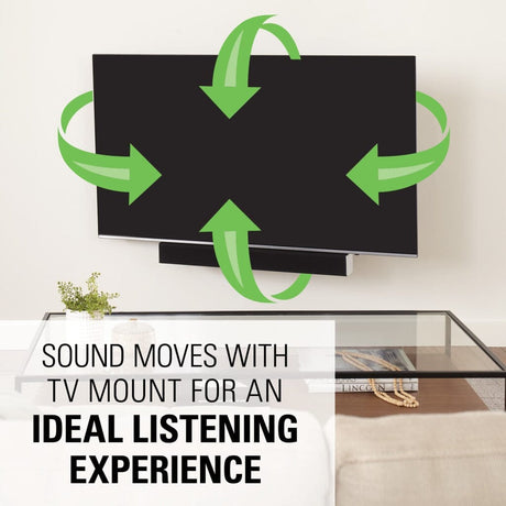 Sanus SASB1-B1 Soundbar Mount: Holds Up To 20 LBS - K&B Audio