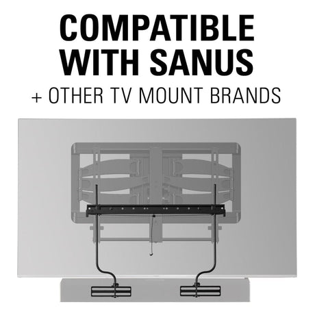 Sanus SASB1-B1 Soundbar Mount: Holds Up To 20 LBS - K&B Audio