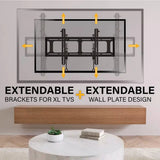 Sanus Super Slim Fixed Position TV Wall Mount for TVs 65" - 140" - K&B Audio