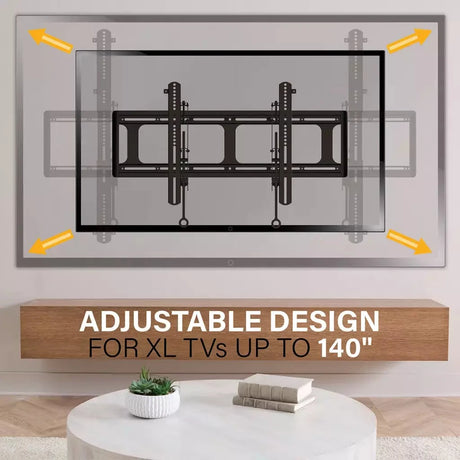 Sanus Super Slim Fixed Position TV Wall Mount for TVs 65" - 140" - K&B Audio