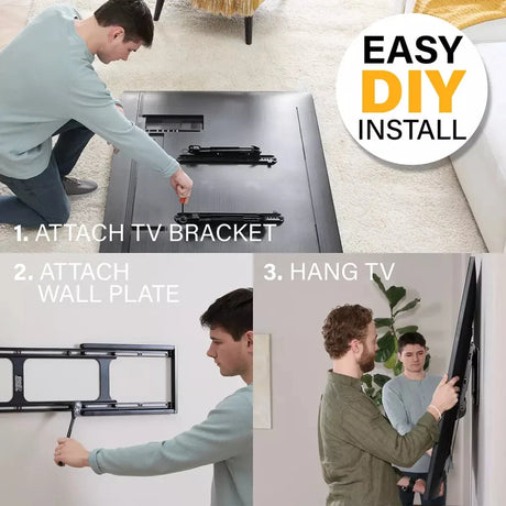 Sanus Super Slim Fixed Position TV Wall Mount for TVs 65" - 140" - K&B Audio