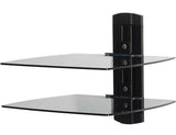 SANUS VF3012-B1 Dual Shelf for Under Wall Mounted TV - K&B Audio