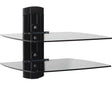 SANUS VF3012-B1 Dual Shelf for Under Wall Mounted TV - K&B Audio