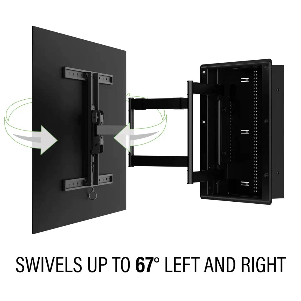 Sanus VIWLF128 Premium Large In-Wall Full-Motion Mount for TVs 42"-85" - K&B Audio