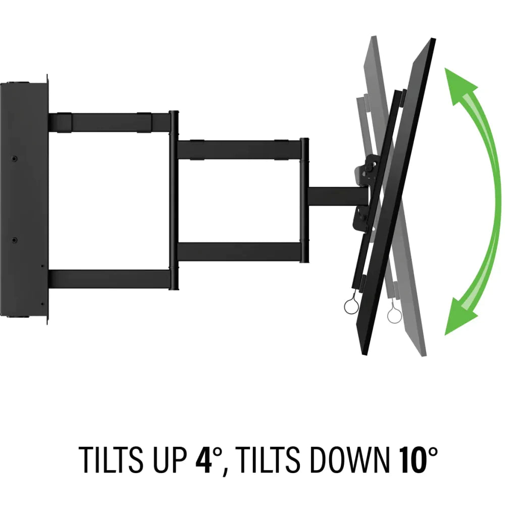 SANUS VIWLF128 Premium Large In-Wall Full-Motion Mount for TVs 42"-85" - K&B Audio
