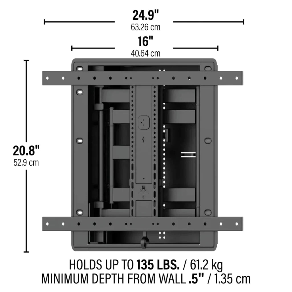 Sanus VIWLF128 Premium Large In-Wall Full-Motion Mount for TVs 42"-85" - K&B Audio