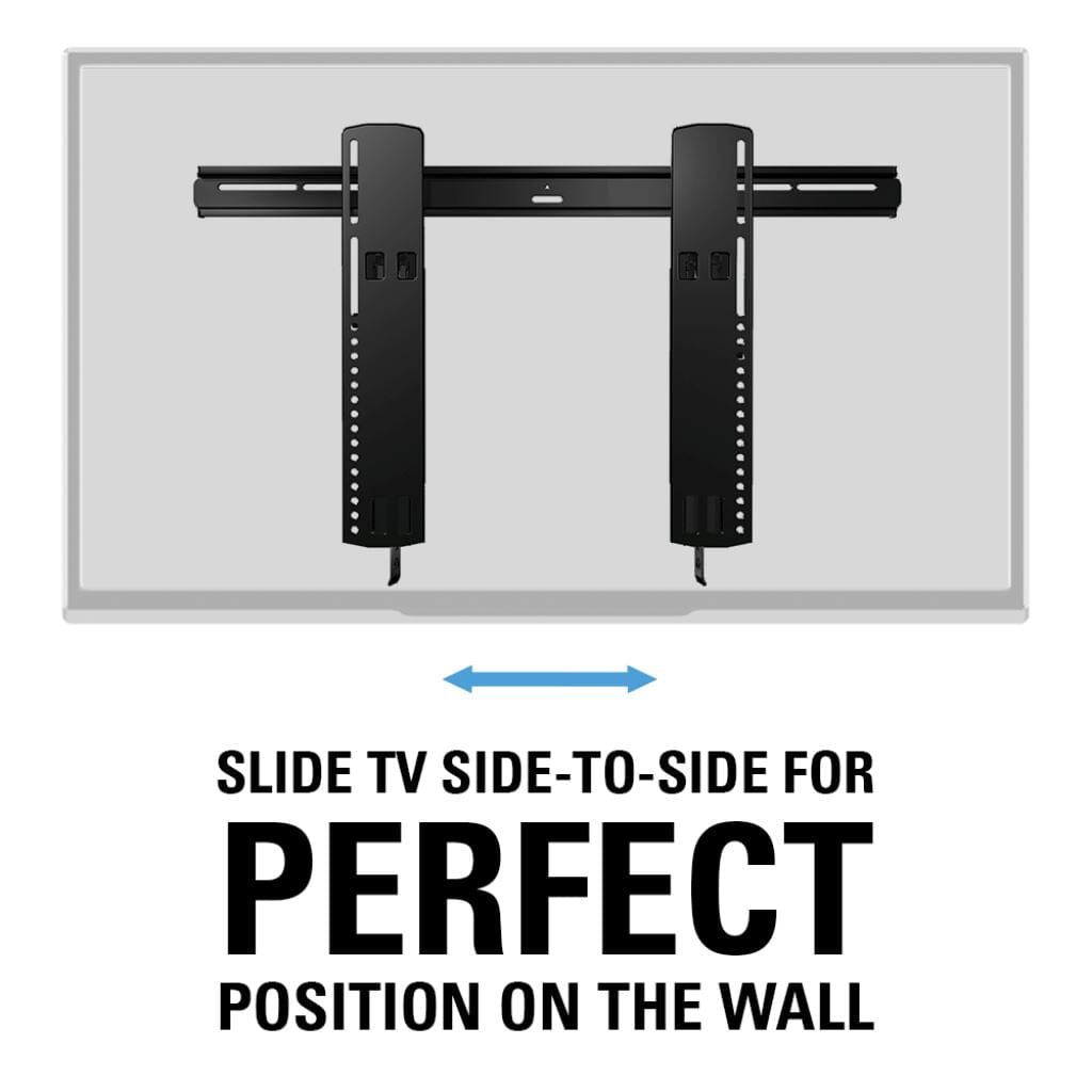 Sanus VLT16-B2 Ultra Slim Low Profile TV Mount for 40"-85" TVs - K&B Audio