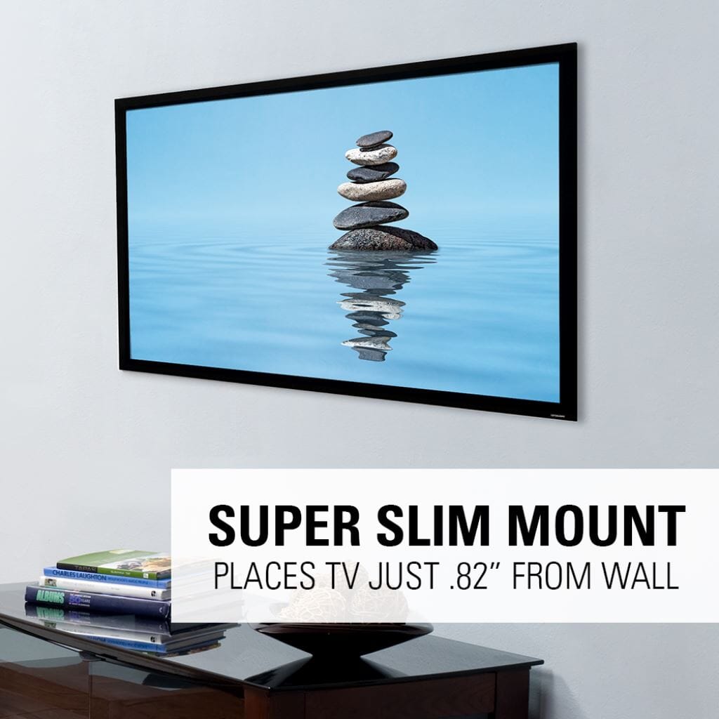 SANUS VLT16-B2 Ultra Slim Low Profile TV Mount for 40"-85" TVs - K&B Audio