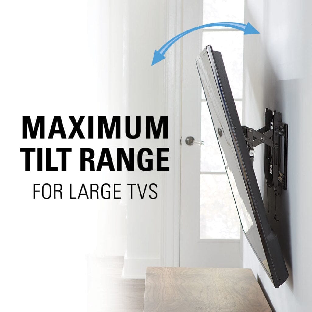 SANUS VLT6 Extendable Tilting TV Wall Mount for 46"-90" TVs - K&B Audio