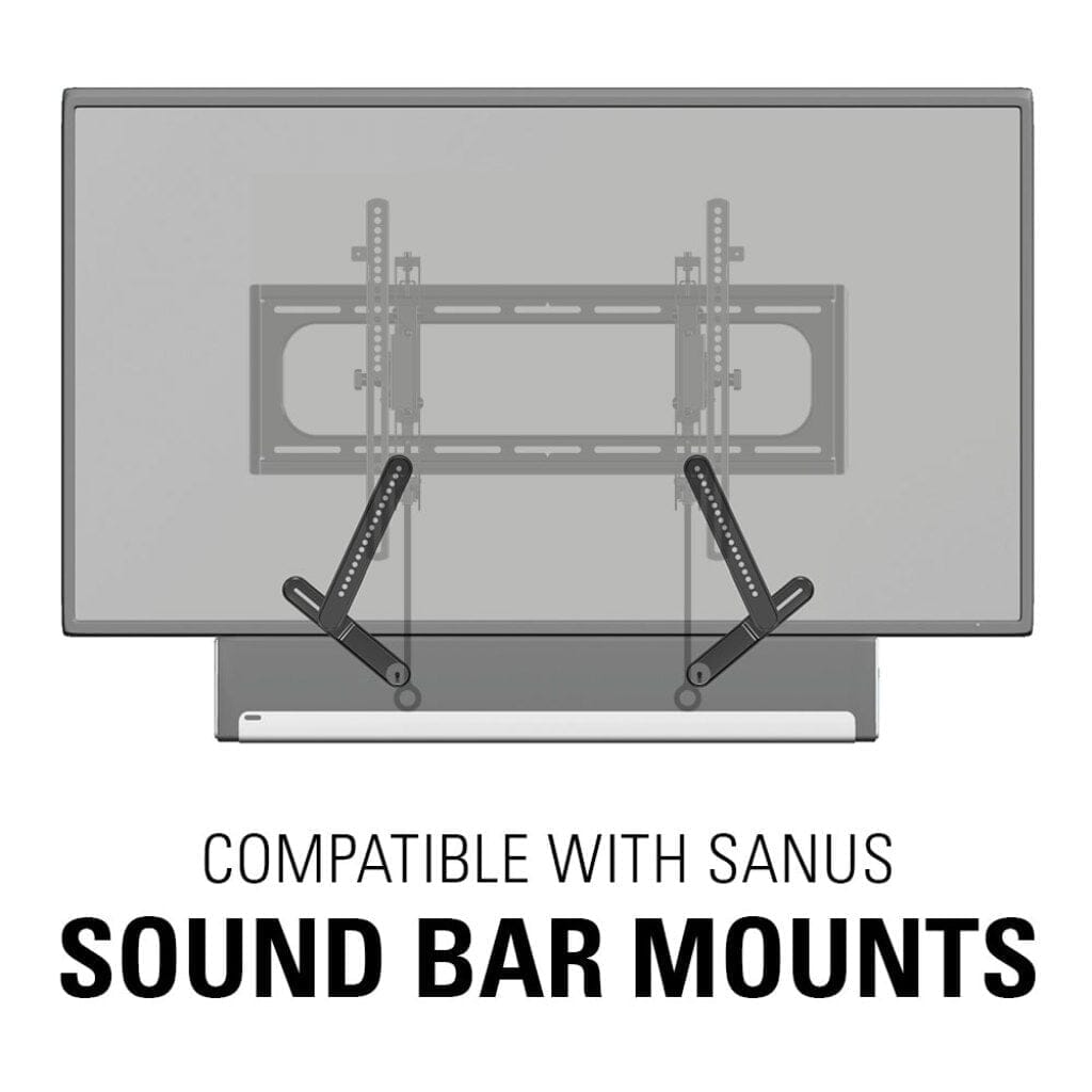 SANUS VLT6 Extendable Tilting TV Wall Mount for 46"-90" TVs - K&B Audio