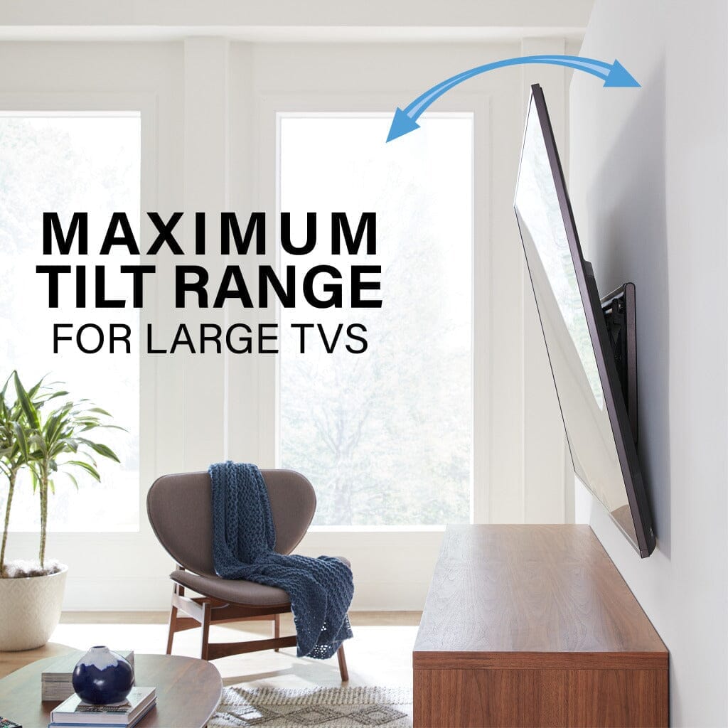 SANUS VLT7-B2 Advanced Tilt 4D Premium TV Wall Mount for 42" – 90" TVs - K&B Audio