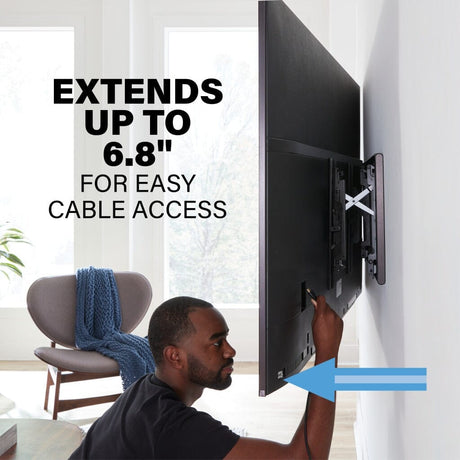 SANUS VLT7-B2 Advanced Tilt 4D Premium TV Wall Mount for 42" – 90" TVs - K&B Audio