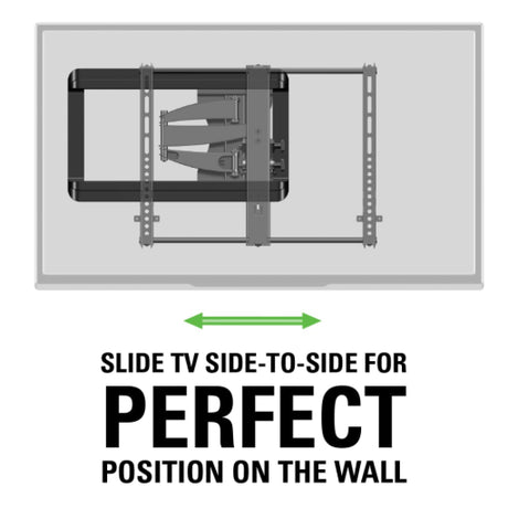 SANUS VMF620-B2 Premium Full-Motion TV Mount, 20" Extension, 37"-55" - K&B Audio