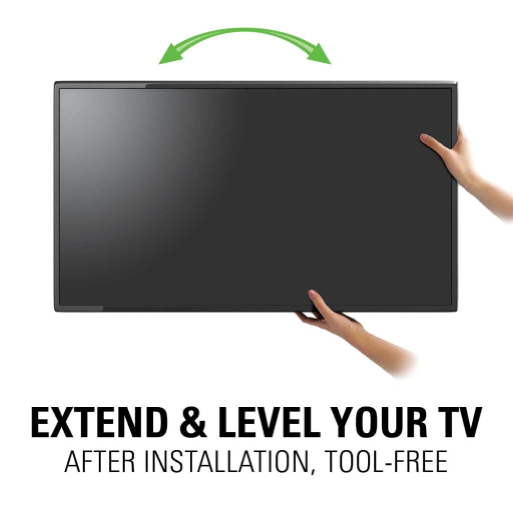 SANUS VMF620-B2 Premium Full-Motion TV Mount, 20" Extension, 37"-55" - K&B Audio