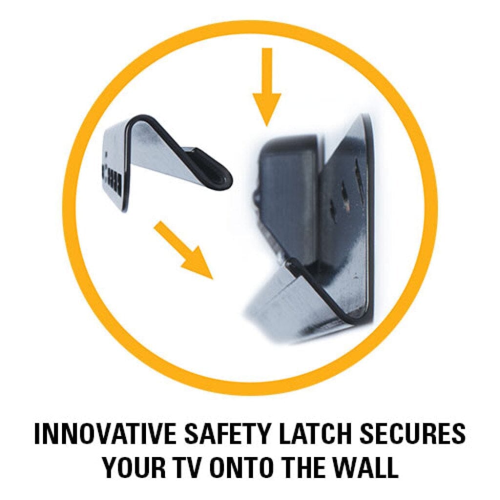 Sanus VML41 SimplySafe™ Fixed TV Wall Mount for Most 22″-50″ Flat Panel TVs - K&B Audio