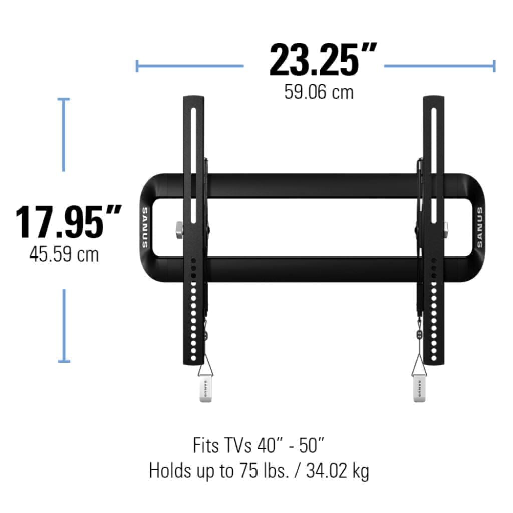 Sanus VMT5 Premium Series Tilt Mount For 37″-55″ Flat Panel TVs up to 34Kg - K&B Audio